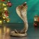 Figure "Snake Nagaina" 17x15x31cm, gold