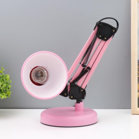EXCHOUNCE Table lamp E27 40W pink 14.5x14.5x53 cm Risalux-2