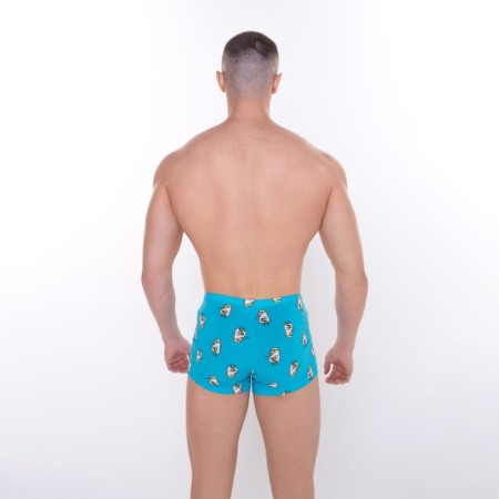 Panties men's boxers "geese", blue color, size 54 (xxl)-3