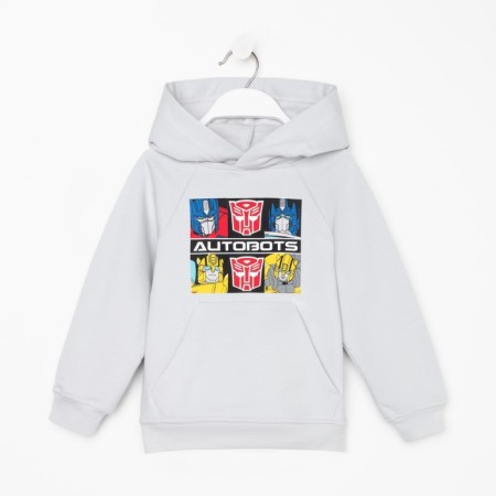 Autobots sweatshirt, transformers, height 98-104, color gray color-7