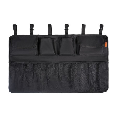 Organizer on the back of the rear seat Airline, 1/1, solid with pockets, black color is black-1