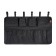Organizer on the back of the rear seat Airline, 1/1, solid with pockets, black color is black