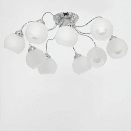 Ceiling chandelier Citilux "Luciana" CL147191, 66x66x25 cm, 9x60W, E14, Gray color-3