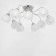 Ceiling chandelier Citilux "Luciana" CL147191, 66x66x25 cm, 9x60W, E14, Gray color