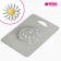 Plastic form for soap "Chamomile" 6 × 5.8 cm