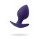 Anal plug Glob, silicone, purple color, 8 cm, d = 4 cm