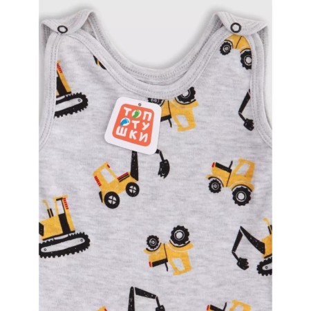 Sliders with buttons for a diapers of the tops, height 56 ​​cm-2