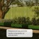 Glocked bed, 390 × 100 × 15 cm, color green moss, Greengo