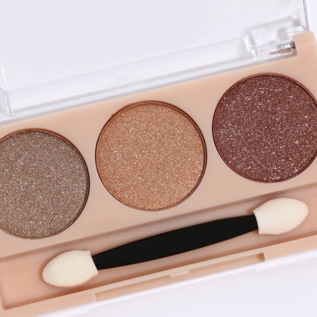 Palette of shadows for the eyelids, 3 colors-3