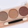 Palette of shadows for the eyelids, 3 colors