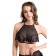 Erotic Bralett Erolata Karen with open breasts, black (46-48)