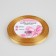 Satin tape, 6 mm × 23 ± 1 m, color golden-beige No. 186