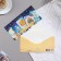 The envelope for the money "Layout for happiness" cards, blue background, 16.8x8.3 cm