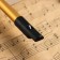 Flute Music Life D, Golden, 30 cm