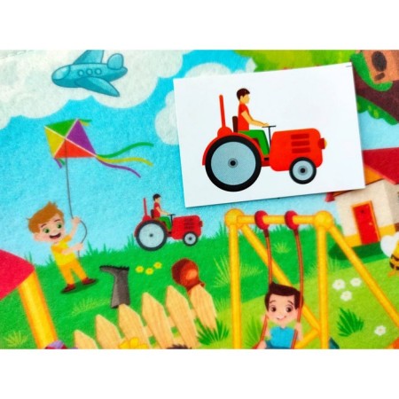 Puzzle “Game on the road. Playground ", the series" I see "-4