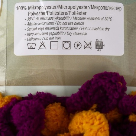 Yarn "Puffy More Plus" 100 % micropoliester 11m/250g (8004)-3