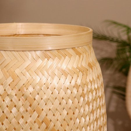 Wicker basket, from bamboo-5