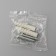 The dispenser for antiseptic/liquid soap is mechanical, 400 ml, metal, color chromium