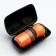 A set for a tea ceremony of 5 items, 3 persons, a cup of 46 ml, a kettle 250 ml, orange