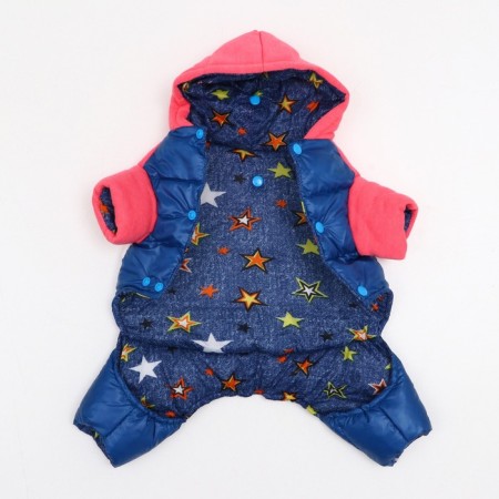 Combineson "Elf", size 14 (DS 32 cm, OG 42 cm, Osh 31 cm), pink-blue-7