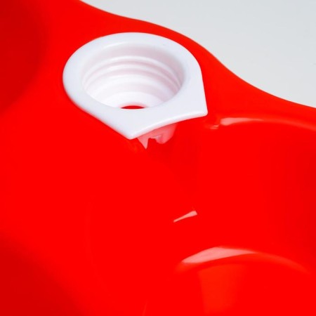 Double round bowl, 27 x 16 x 6.5 cm, red-5