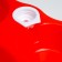 Double round bowl, 27 x 16 x 6.5 cm, red