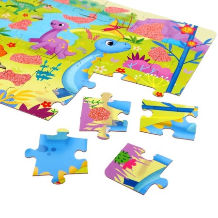 Puzzle “Collect, find, show. In the world of dinosaurs ", 35 elements-3