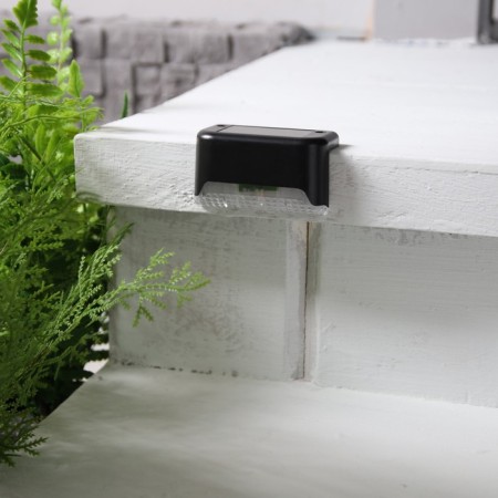 Garden lamp on a sunny battery, 8 × 4.5 × 4.5 cm, 1 LED, glow warm white, black-1