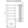 Terminus heated towel rail "Vatican" P6, 300x650 mm, right, chrome