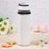 A glass bottle with a handle in a case “Breakfast”, 500 ml, h = 23.5 cm, Mix drawing