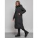 Coat insulated winter female, size 48, black color