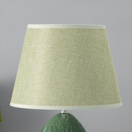 Table lamp with lampshade Risalux "Inessa", E14, 40 W, Green, 22.5 × 22.5 × 33.5 cm-2