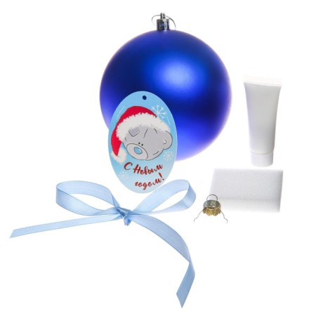 New Year's set for creativity. Christmas ball with a handle of the hand "New Year!"-1