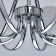 Palermo chandelier, size 93x285x93 cm, 720W 12XE27 IP 20