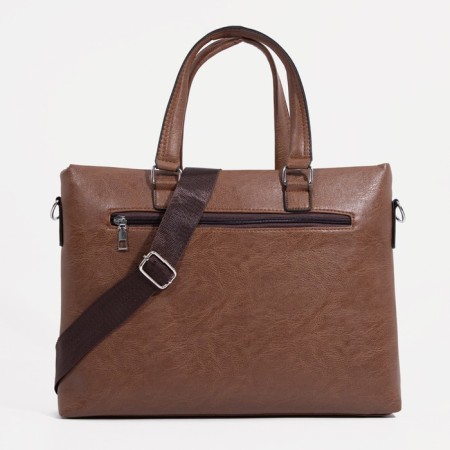 Male bag, brown color-2