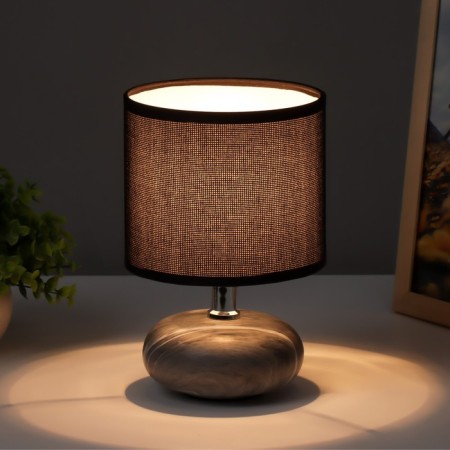 Stone table lamp E14 40W Black 15x15x20 cm Risalux-2