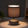 Stone table lamp E14 40W Black 15x15x20 cm Risalux