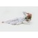 Female pajamas (shirt and trousers) KAFTAN Queen size 40-42, white color