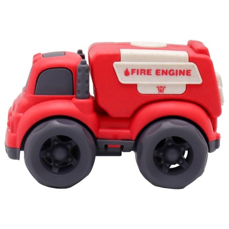 Eco-machine Funky Toys "Fire Service", red color, 10 cm-2