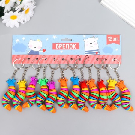 Trick rubber "Rainbow caterpillar" mix 2x2x7.5 cm-4
