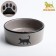 Ceramic bowl "trace with a cat" 300 ml 12.5 x 4.5 cm, black-gray