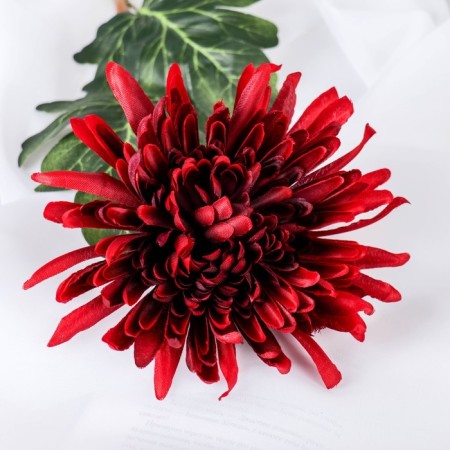Artificial flowers "Pionovid Astra" 17x63 cm, burgundy-1