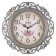 Watch Wall Interior "Classics", silent, D-40.5 cm, olive body with silver