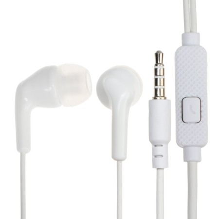 Smartbuy Model X headphones, vacuum, microphone, 105 dB, 16 Ohm, 3.5mm, 1.05 m, white