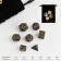 A set of cubes for D&D (Dungeons and Dragons, DND), series: d & D, "Game. Jashma", 7 pcs