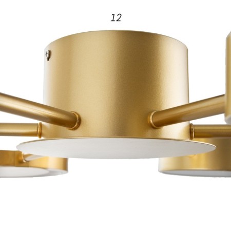 Causteen with PDU 2301/6GD LED 120W 3000-6000K gold 75x75x8 cm Bayerlux-5