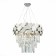 Suspension lamp ST LUCE. SL1232.103.06. Casorta. 6x60 watts, E14, 48x48x62 cm, chromium color