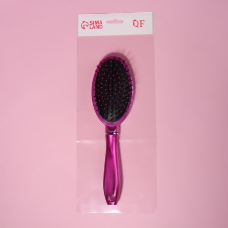 Massage comb, 7.5 × 24 cm, raspberry color-3