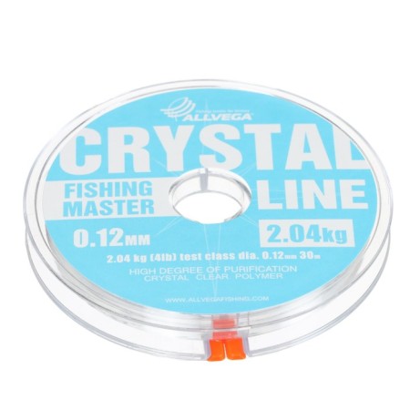 Monophile Fine Allvega Fishing Master Crystal, diameter 0.12 mm, test 2.04 kg, 30 m
