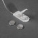 Garland "thread" 5 m dew, IP20, silver thread, 50 LED, white glow, CR2032x2